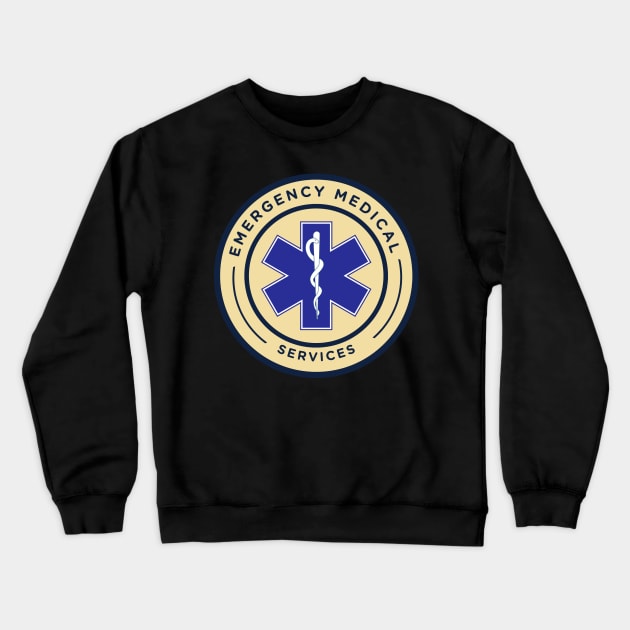 Emergency Medical Services - EMS Crewneck Sweatshirt by Moulezitouna